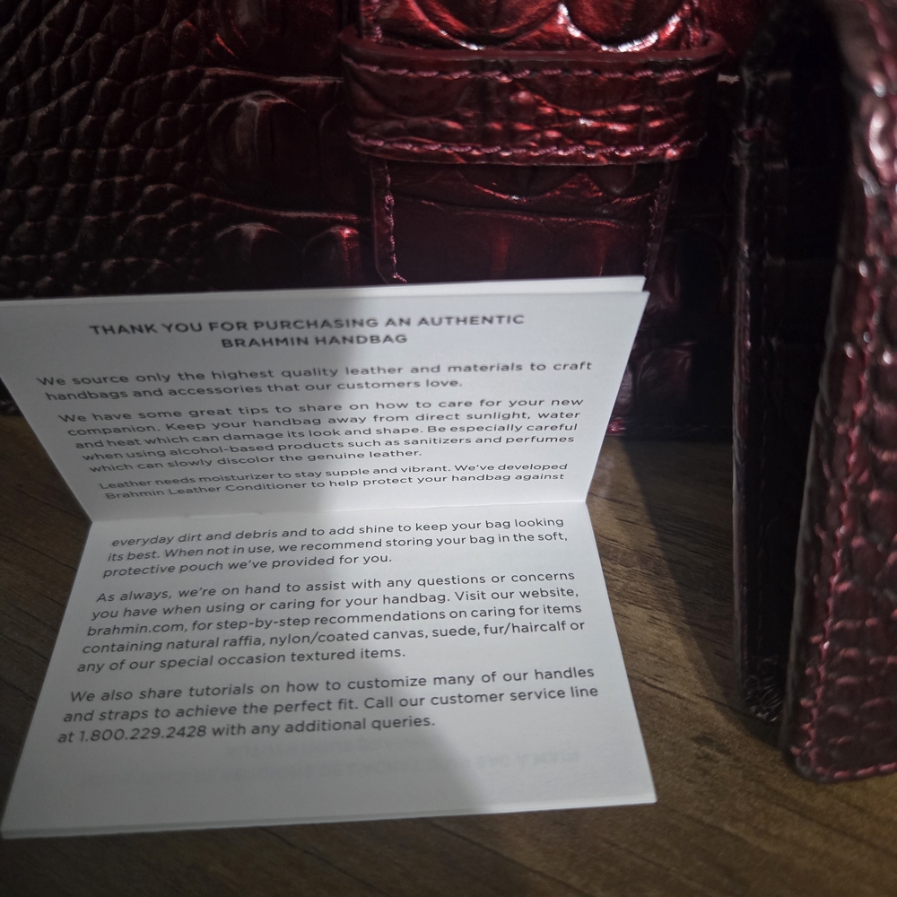 Brahmin Luxe Mini Francine Satchel and Wallet - Picture 13 of 16